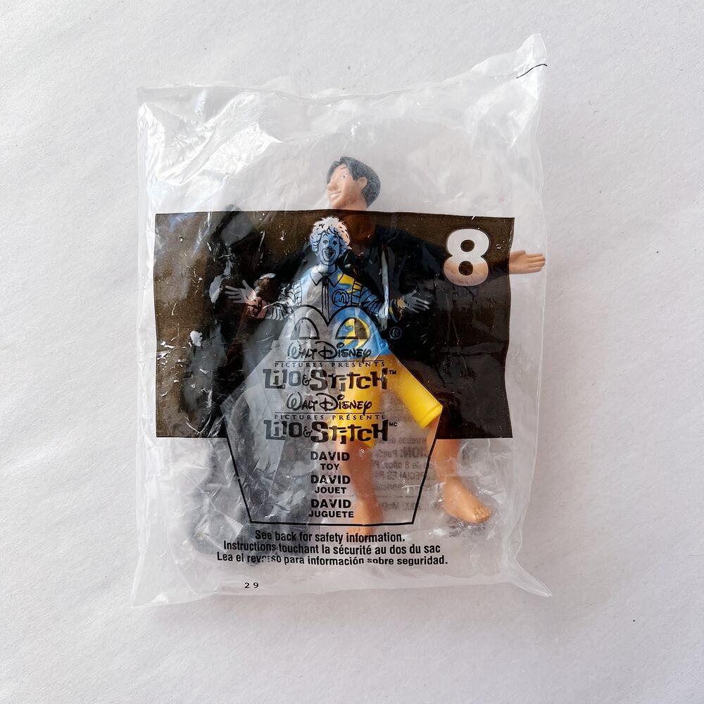 Lilo & Stitch David Action Figure McDonald's Happy Meal Toy 2001 2002